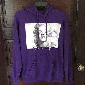 Purple Marilyn Monroe Hoodie